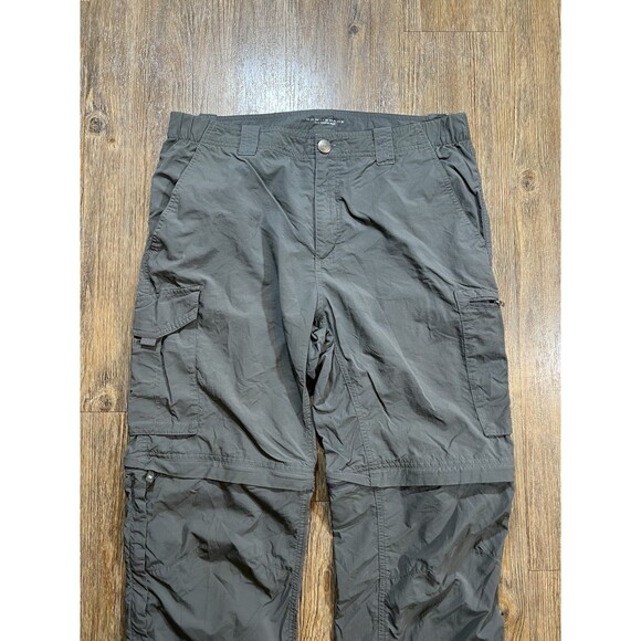 Columbia Silver Ridge Cargo Convertible Pant Outdoor Hiking Men's 34x30 Gray - Picture 2 of 9